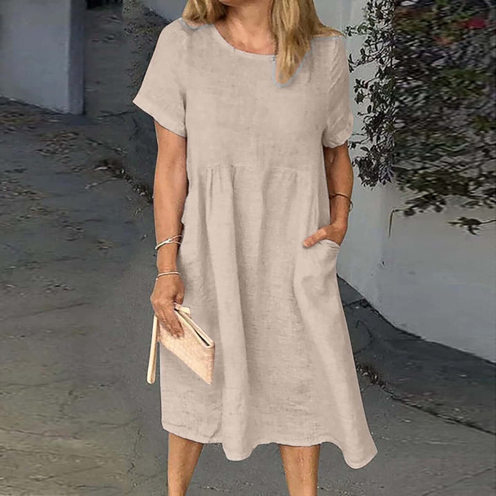 Elegant Loose Women's Dress: Versatile & Comfortable