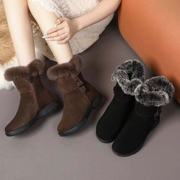 Women's Round Toe Winter Snow Boots