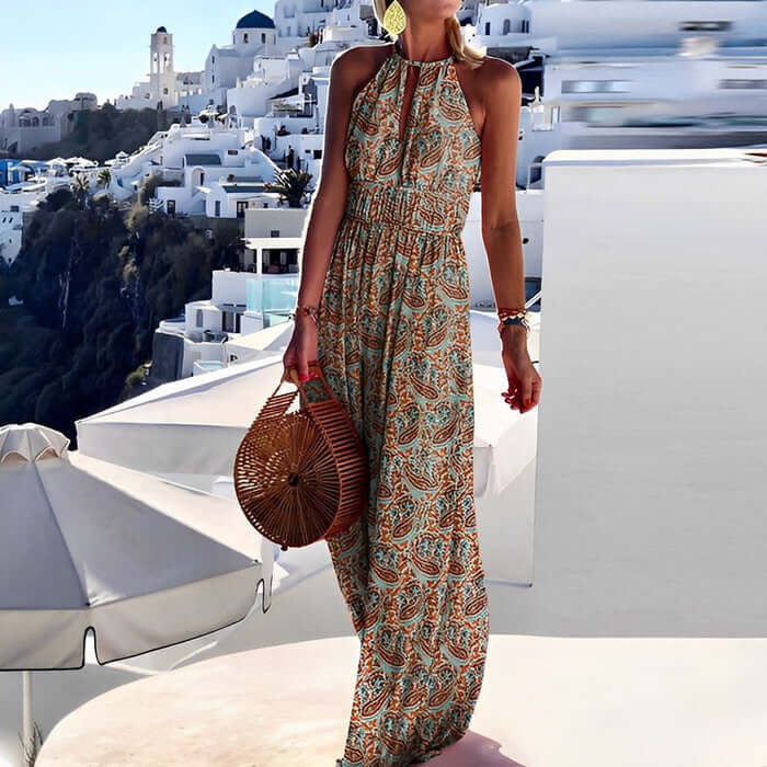 Women's Long-Sleeve Summer Dress: Lightweight & Elegant