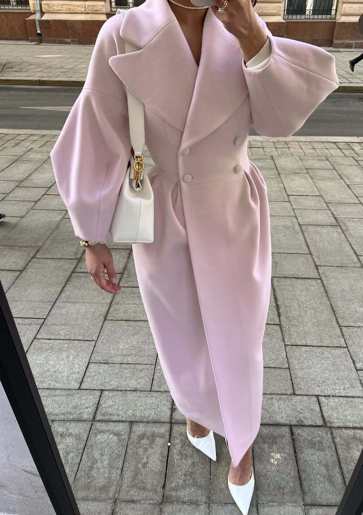 Women's Long Lantern Sleeve Coat