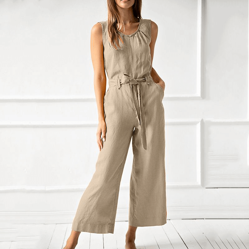Women's Relaxed Fit Wide Leg Jumpsuit