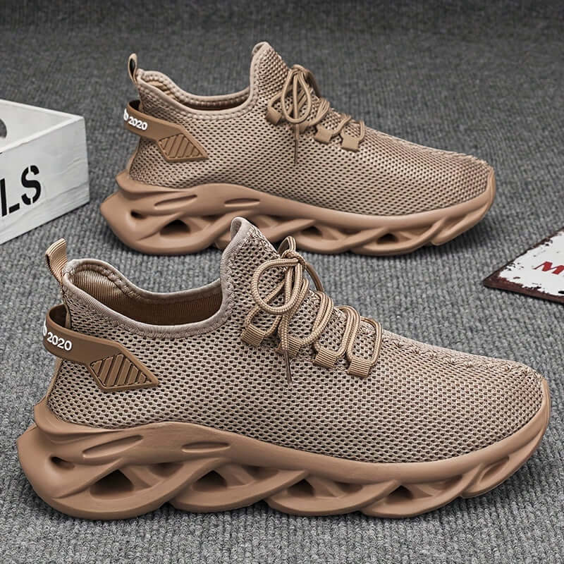 Men's Breathable Running Shoes: Lightweight & Cushioned