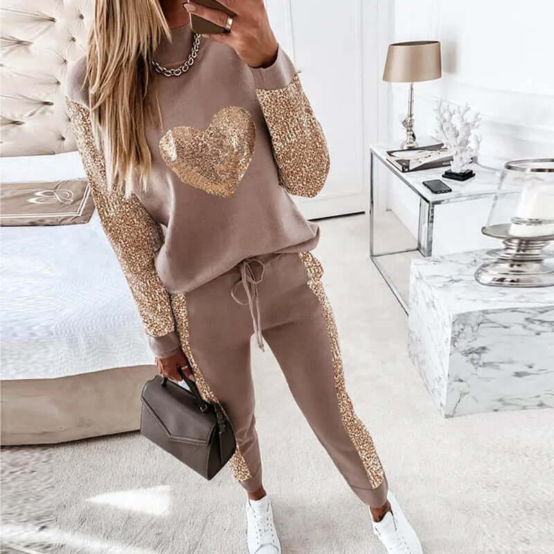 Women's Soft Cotton Blend Lounge Set