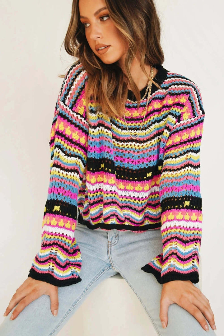 Women's Trendy Loose-Knit Sweater