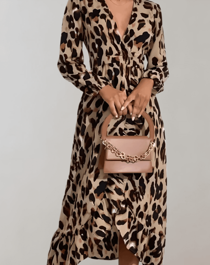 Summer Leopard Print Casual Dress