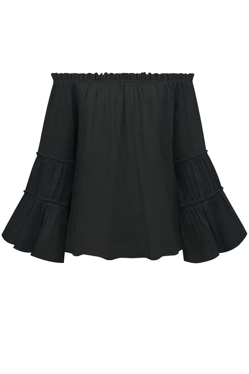 Women's Off-Shoulder Folded Top: Elegant &amp; Versatile