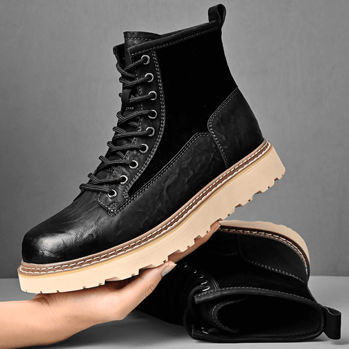 Men's High-Top Outdoor Boots: Rugged & Stylish