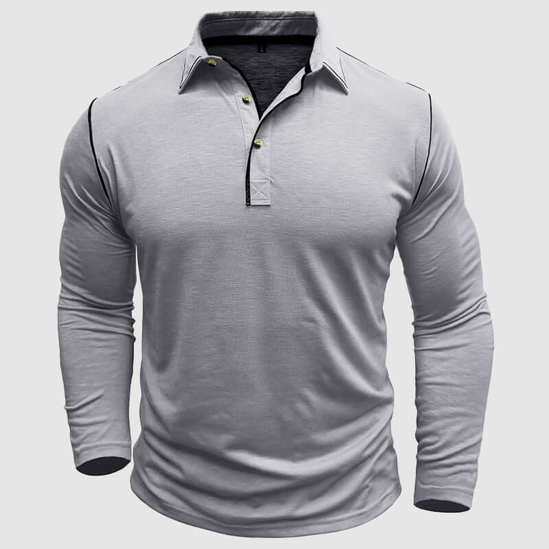Men's Regular Fit Polo Shirt with Contrast Trim