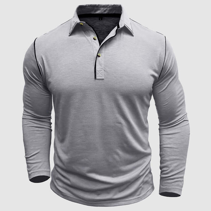 Men's Regular Fit Polo Shirt with Contrast Trim
