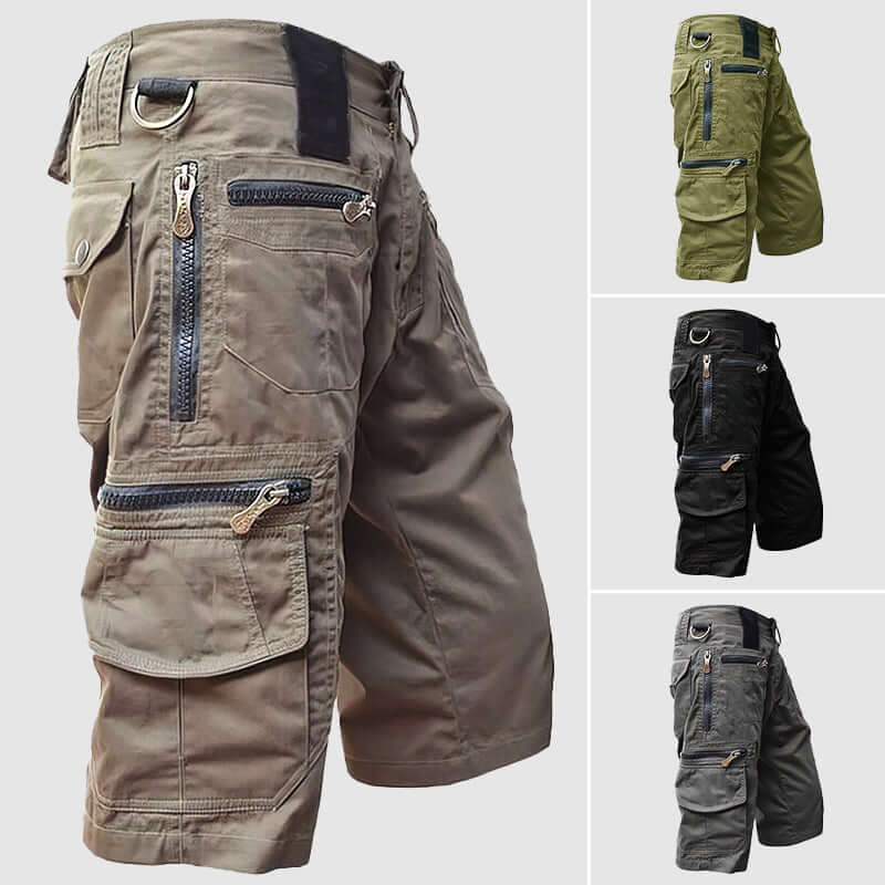 Men's Rugged Cargo Shorts: Multiple Pockets & Durable Design