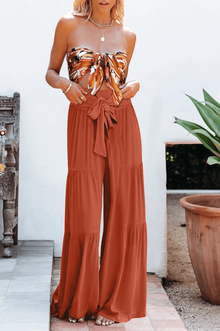 Women's High Waist Wide Leg Pants: Loose Fit, Comfortable Trousers