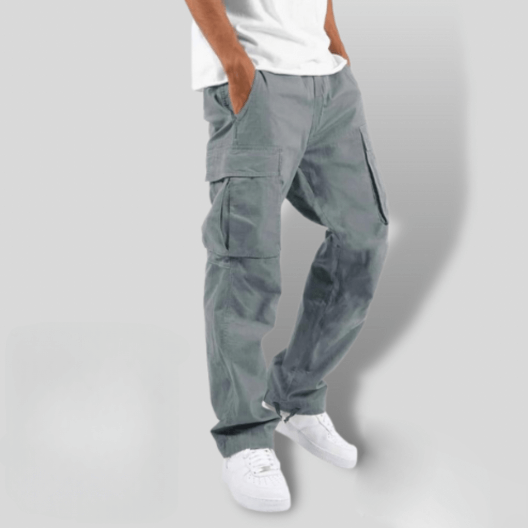 Men's Elastic Waist Cargo Pants: Versatile & Comfortable