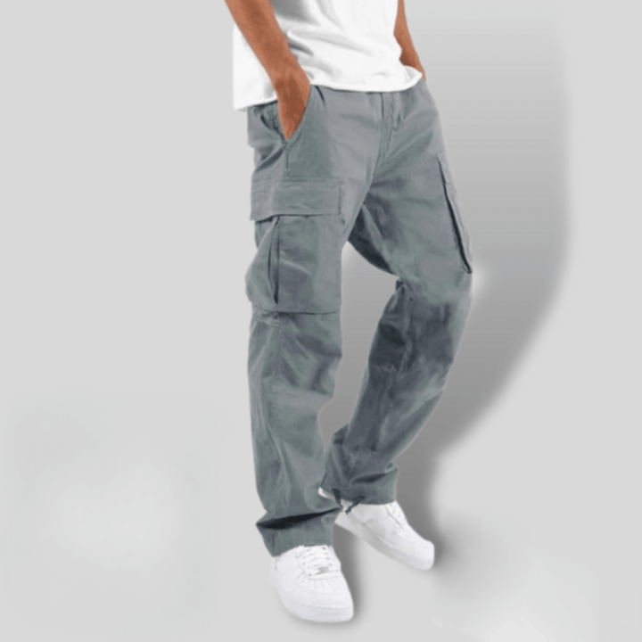 Men's Elastic Waist Cargo Pants: Versatile & Comfortable
