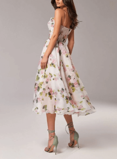 Summer V-Neck Dress: Elegant & Breathable