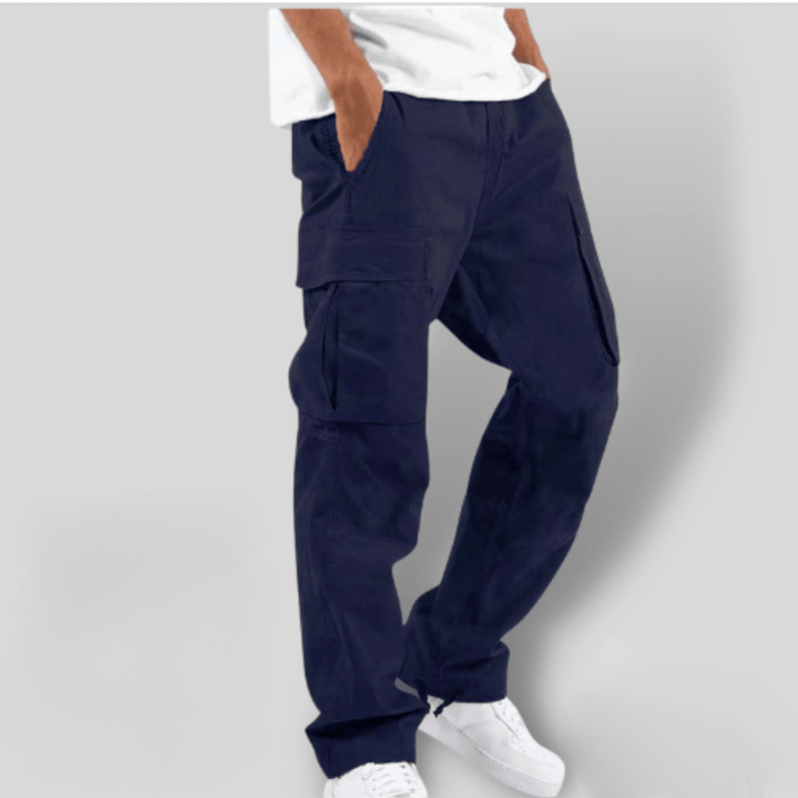 Men's Elastic Waist Cargo Pants: Versatile & Comfortable