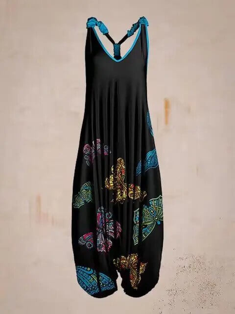 Women's Bohemian Halter Neck Jumpsuit