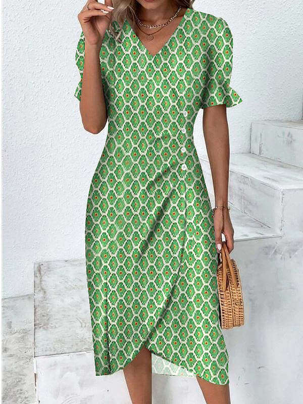Women's Summer Knee-Length Relaxed Dress