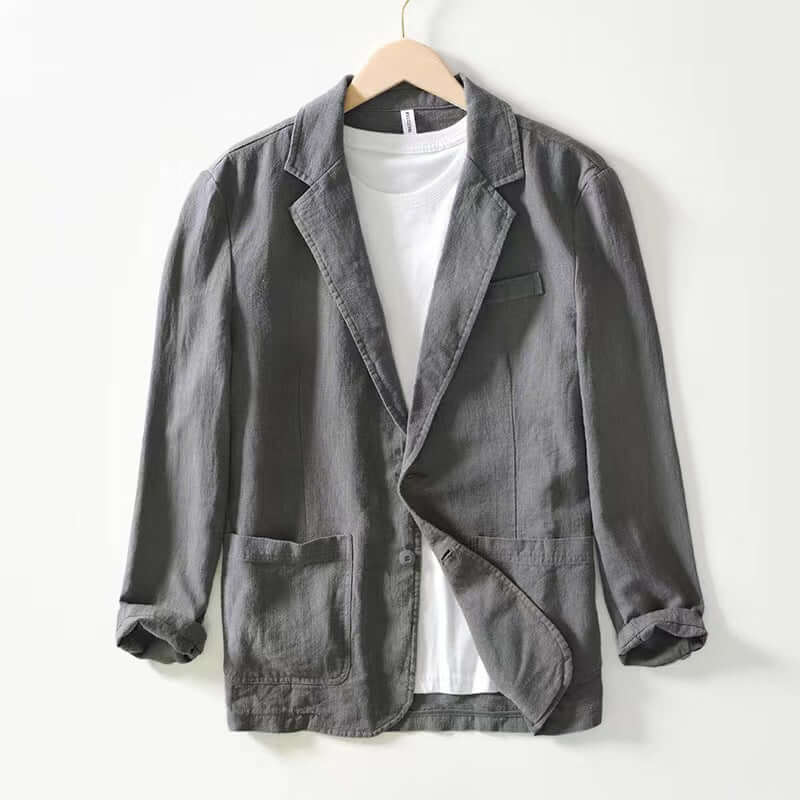 Men's Casual Two-Button Blazer Jacket