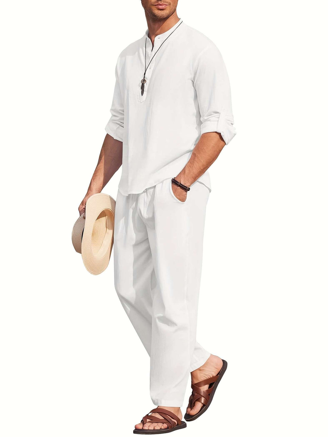 Men's Linen Summer Set: Breathable & Sustainable Outfit