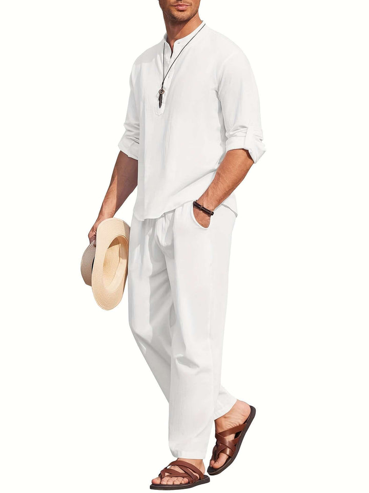 Men's Linen Summer Set: Breathable & Sustainable Outfit