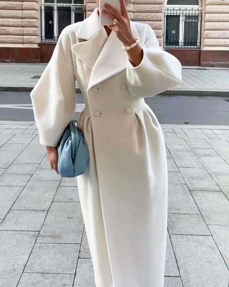 Women's Long Lantern Sleeve Coat