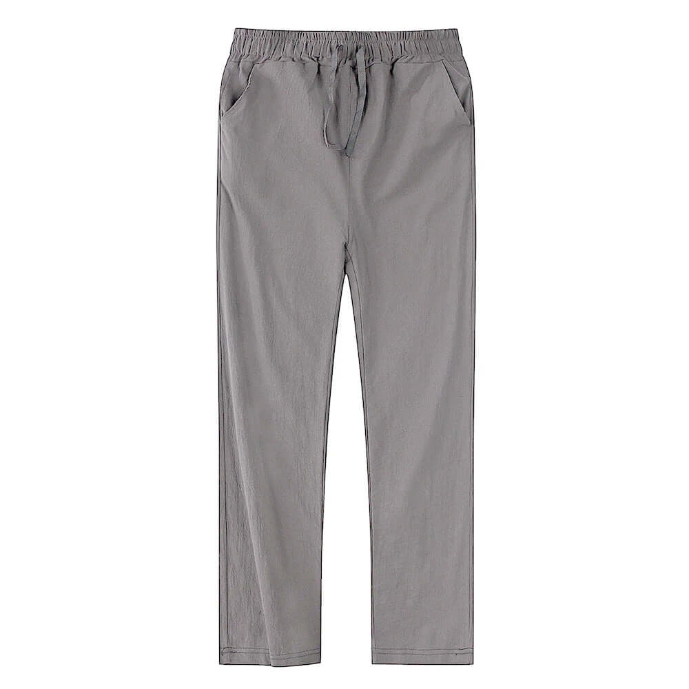 Men's Slim Fit Chino Trousers: Lightweight & Breathable Casual Pants