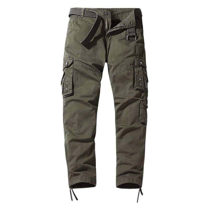 Men's Relaxed-Fit Cargo Trousers with Multiple Pockets