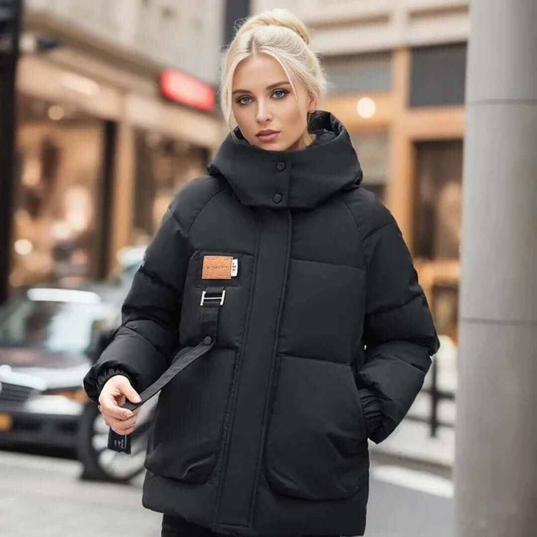Women's Casual Winter Jacket: Warm & Stylish