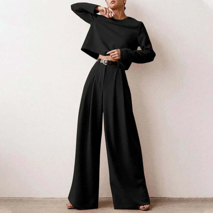 Women's Breathable Two-Piece Palazzo Set