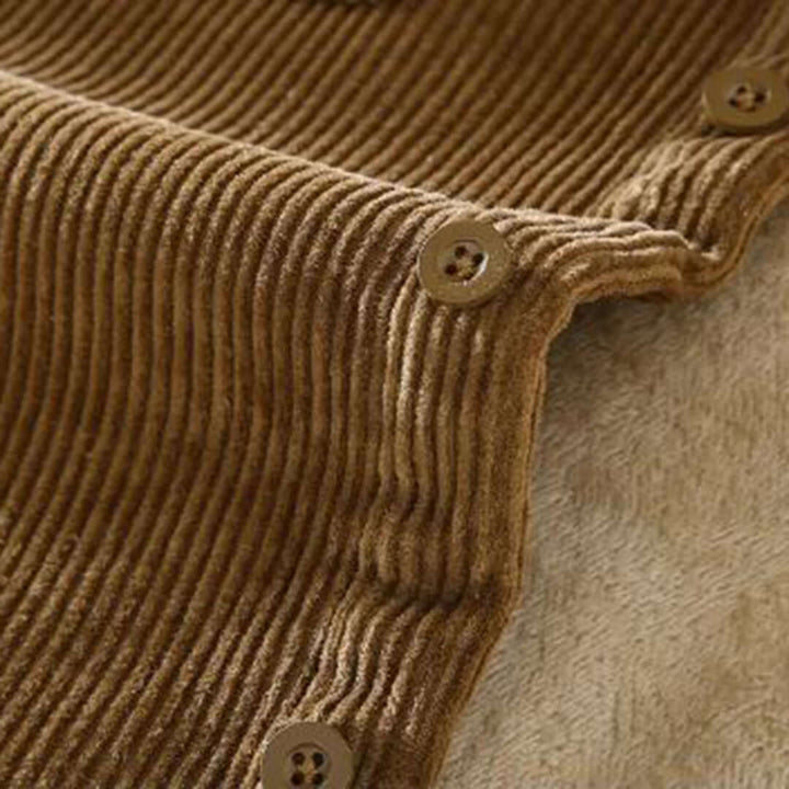 Men's Casual Long-Sleeve Corduroy Shirt