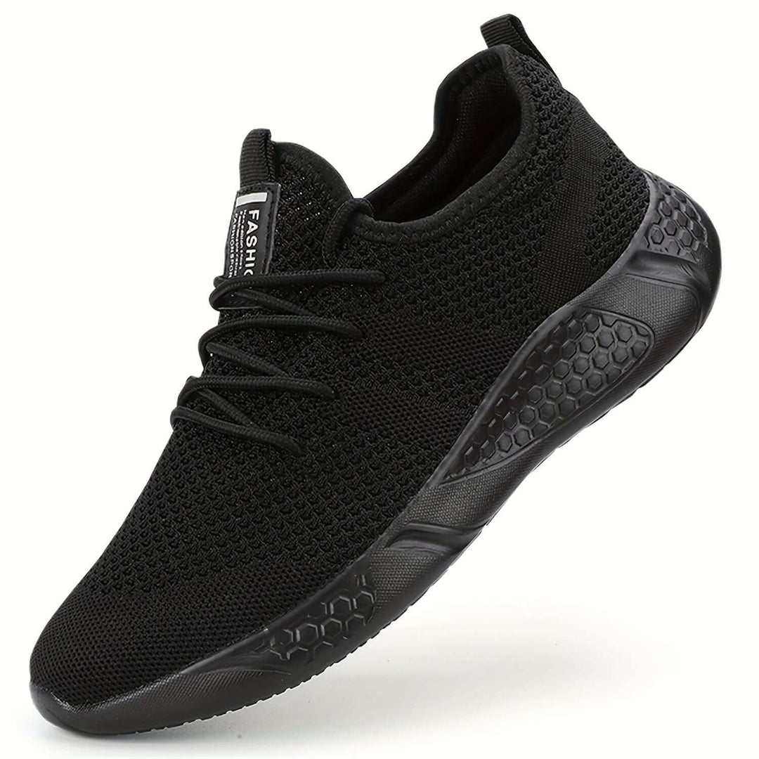 Men's Breathable Knit Sneakers: Lightweight Casual Shoes