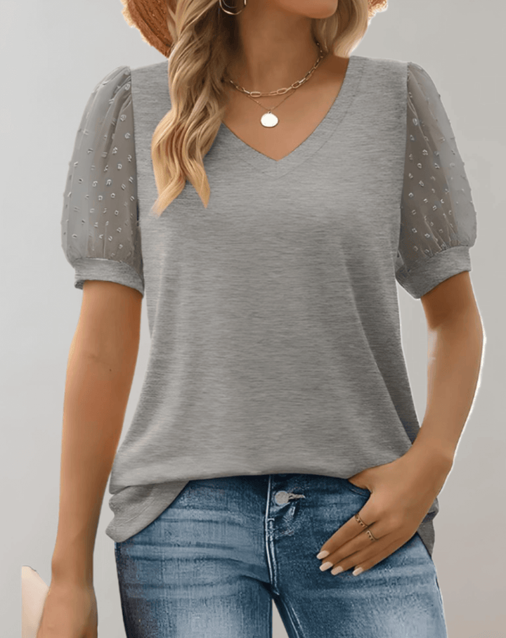 Women's Puff Sleeve Top: Casual & Stylish