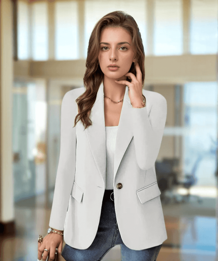Women's Slim-Fit Long-Sleeve Blazer