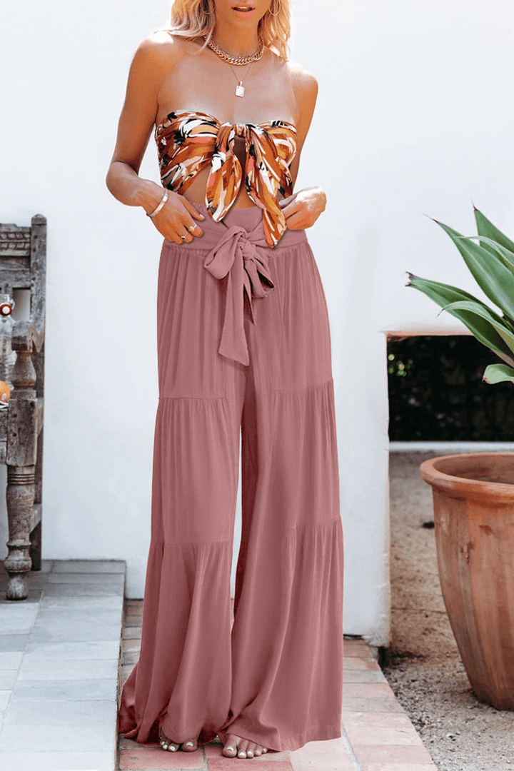 Women's High Waist Wide Leg Pants: Loose Fit, Comfortable Trousers