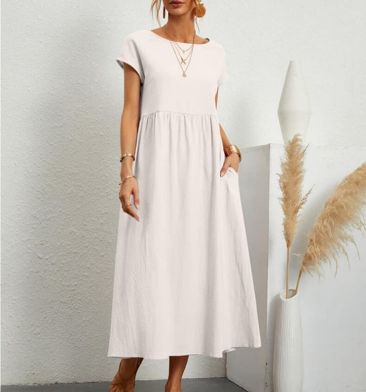 Women's Casual Sleeveless Midi Summer Dress