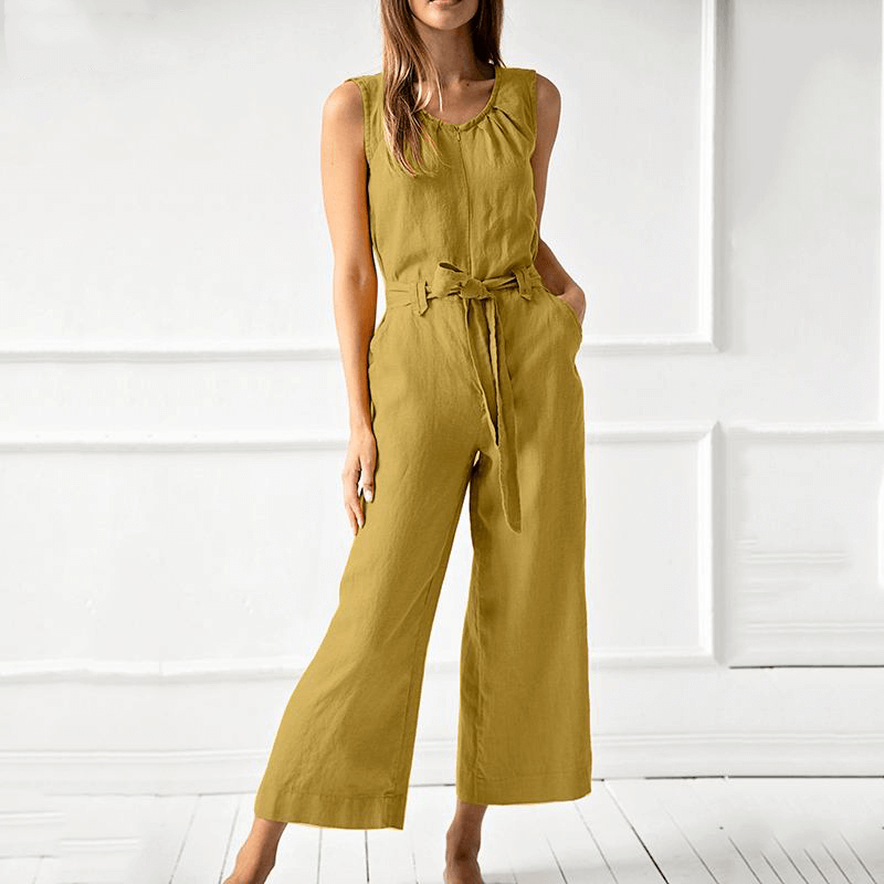 Women's Relaxed Fit Wide Leg Jumpsuit