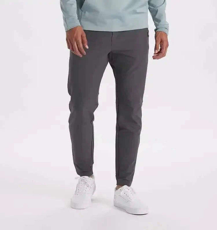 Men's Slim Fit Joggers with Elastic Cuffs