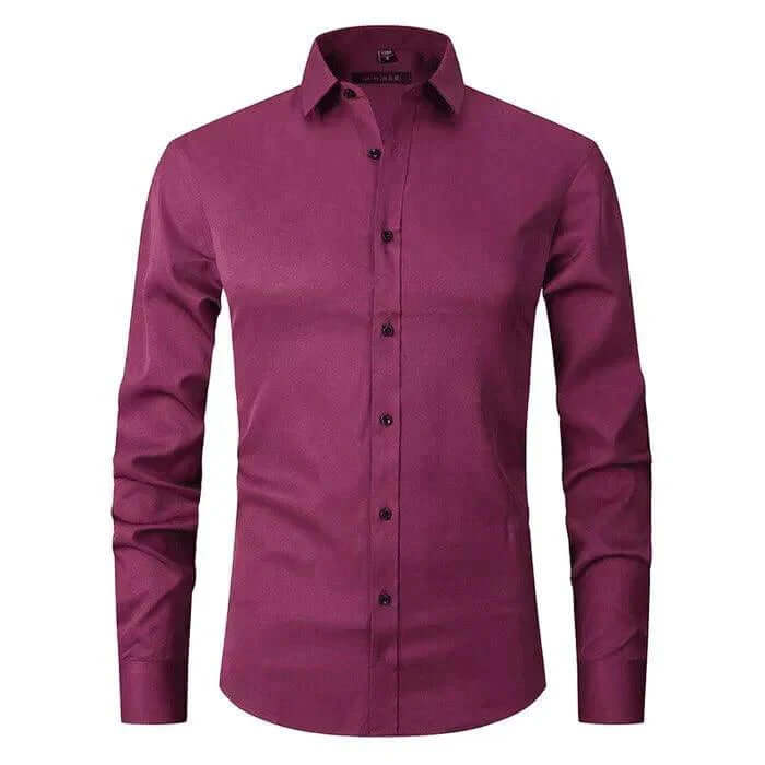 Men's Breathable Stretch Long Sleeve Shirt