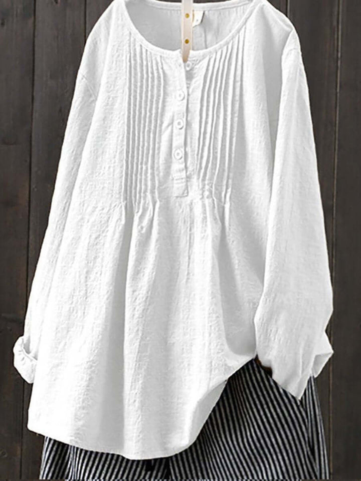 Women's Retro Cotton Linen Casual Shirt