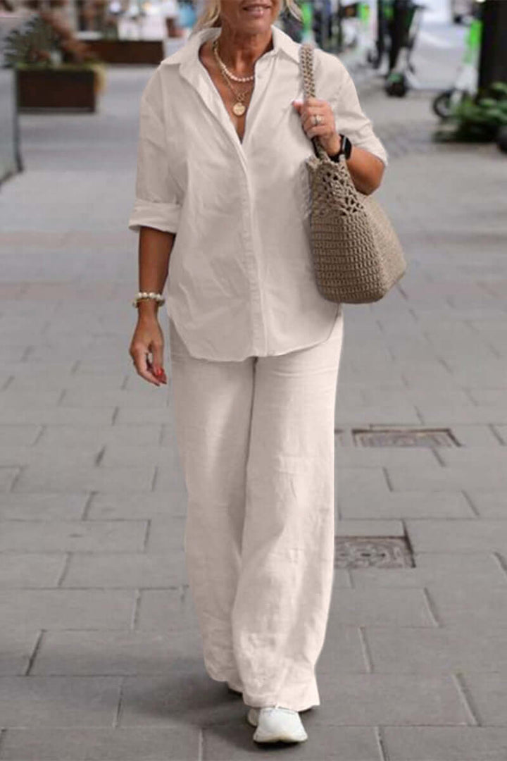 Women's Elegant Two-Piece Long-Sleeve Set