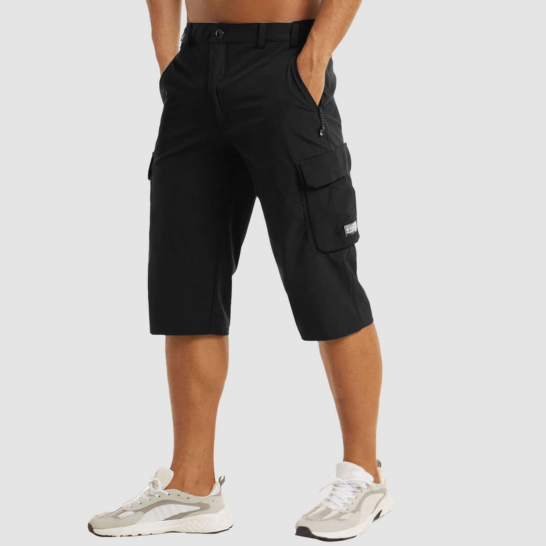 Men's Outdoor Walking Shorts: Multi-Pocket Hiking Shorts
