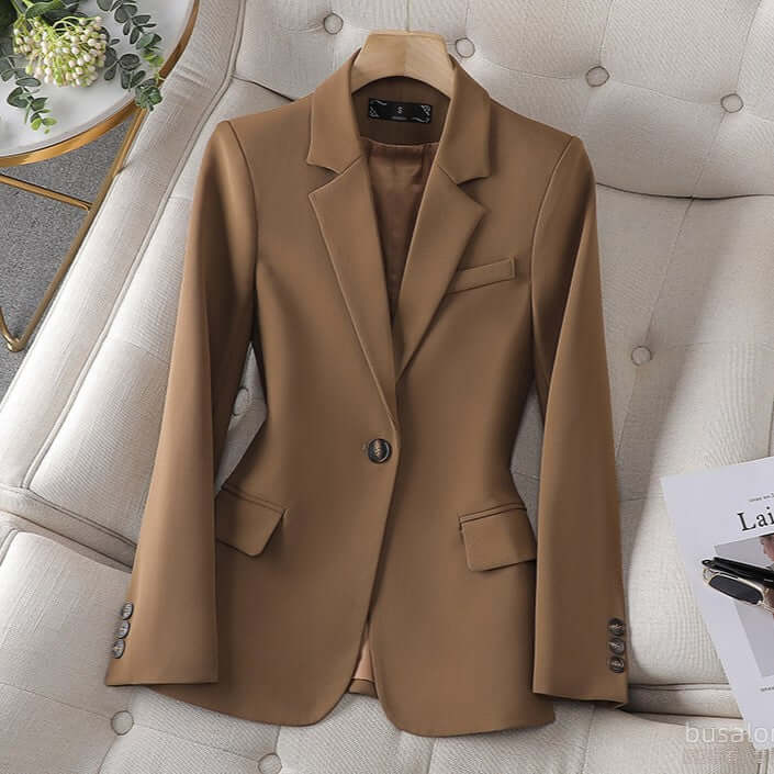 Women's Professional Long Sleeve Blazer - Tailored Fit