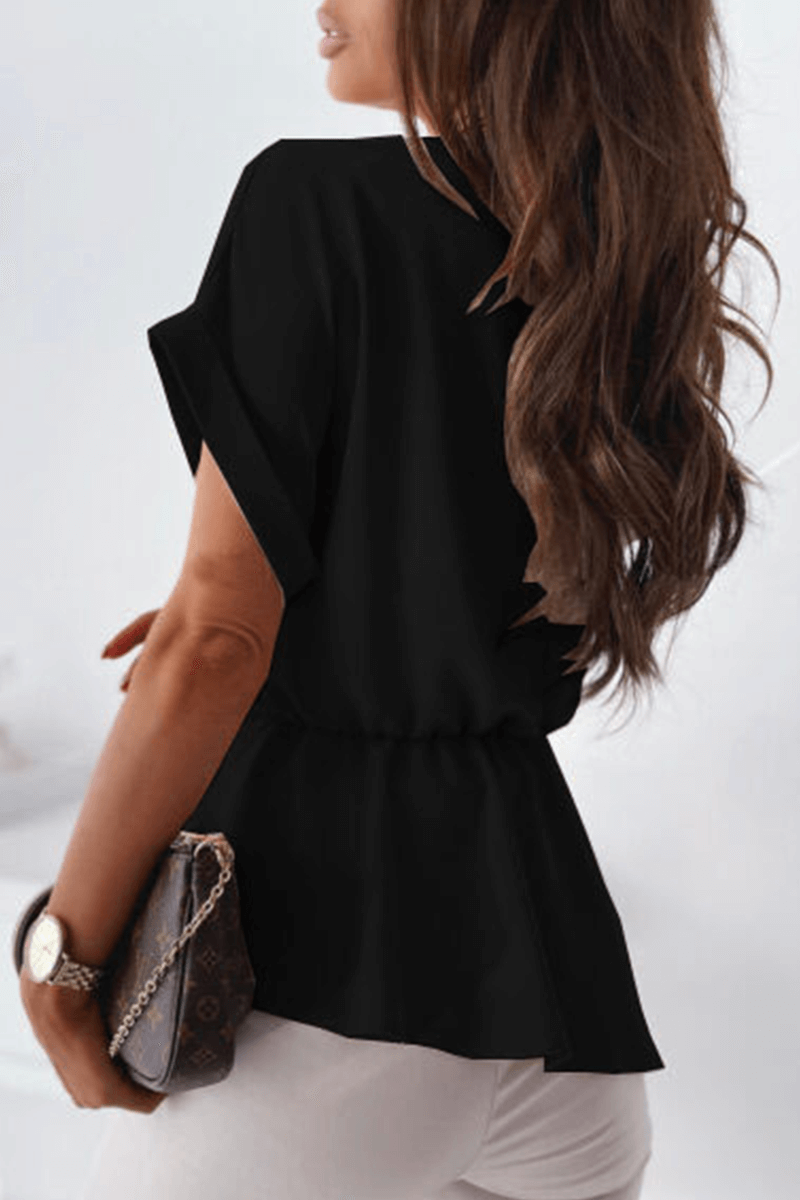 Elegant V-Neck Women's Summer Top