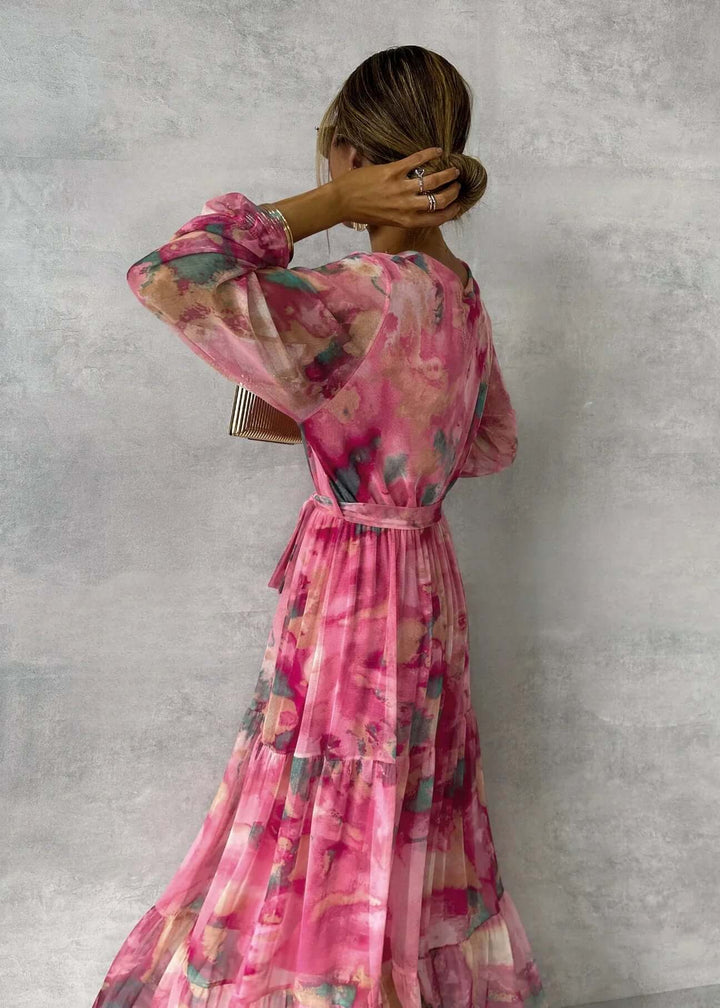 Women's Long Sleeve Summer Dress: Casual A-line Dress