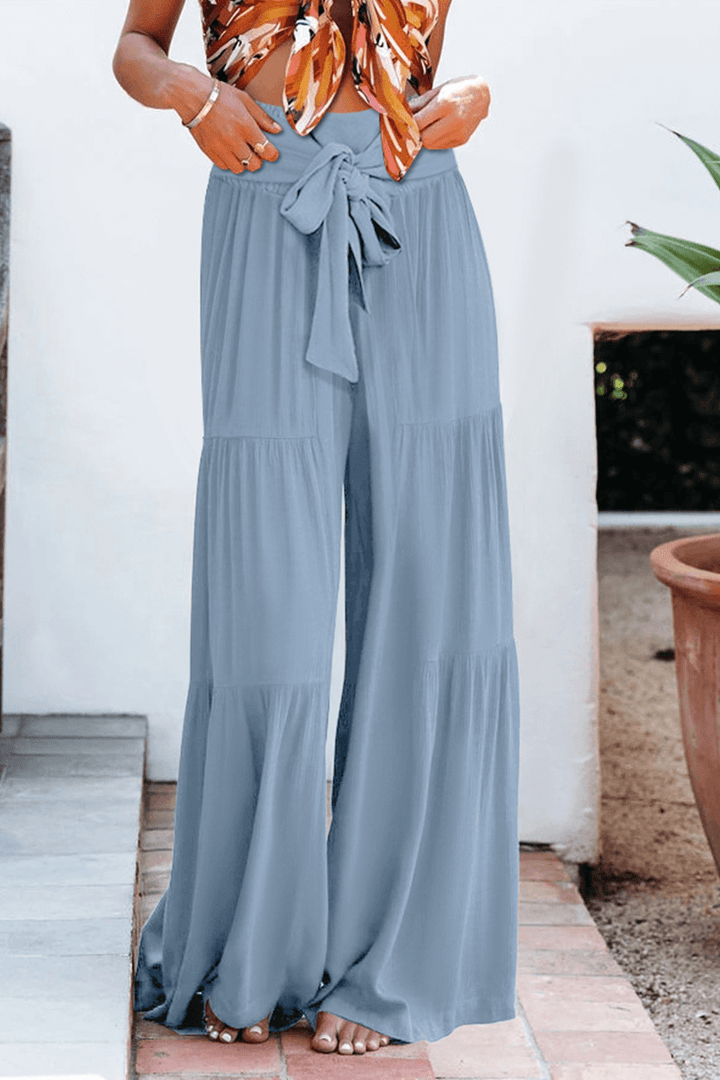 Women's High Waist Wide Leg Pants: Loose Fit, Comfortable Trousers