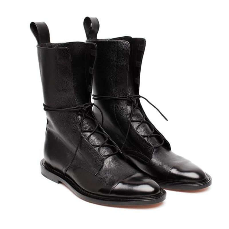 Women's Ankle Boots: Vegan Leather Pointed Toe