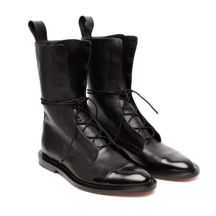 Women's Ankle Boots: Vegan Leather Pointed Toe