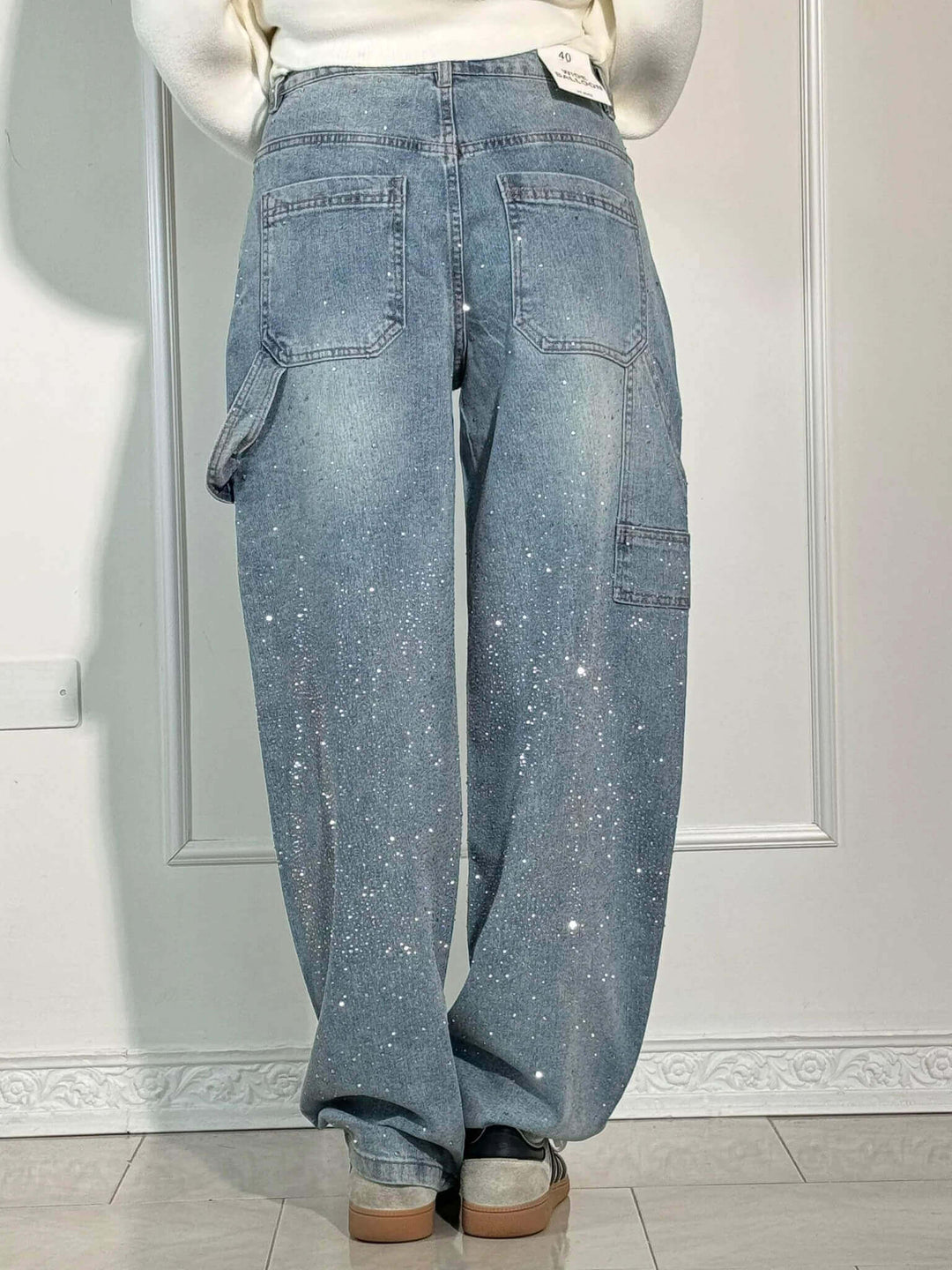 Women's Shiny Balloon Jeans