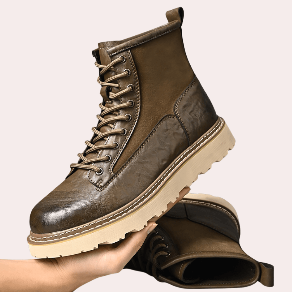 Men's High-Top Outdoor Boots: Rugged & Stylish