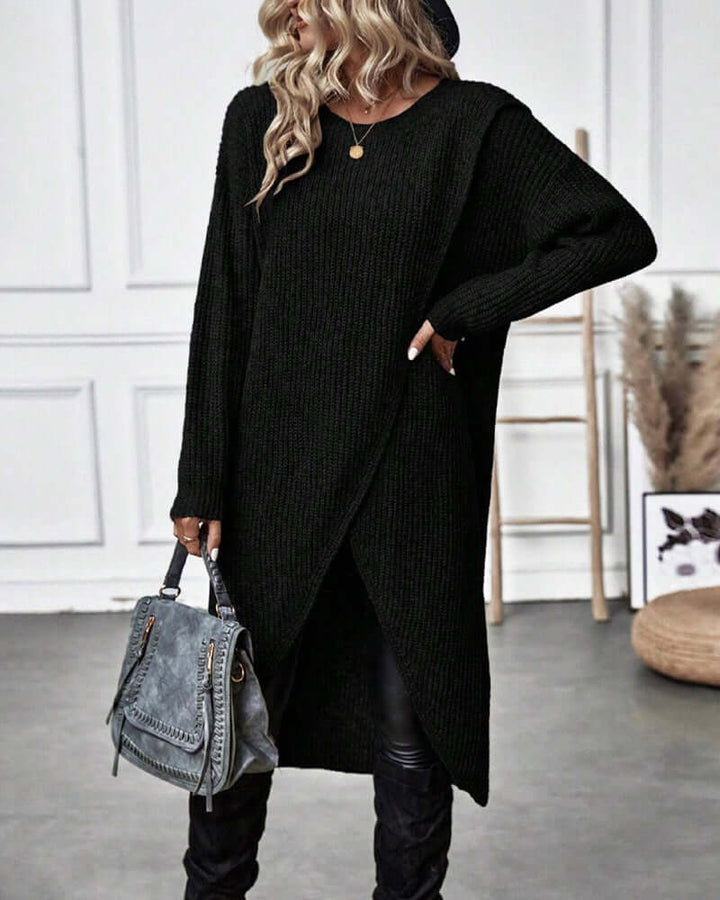 Women's Solid Midi Dress: Everyday Elegance